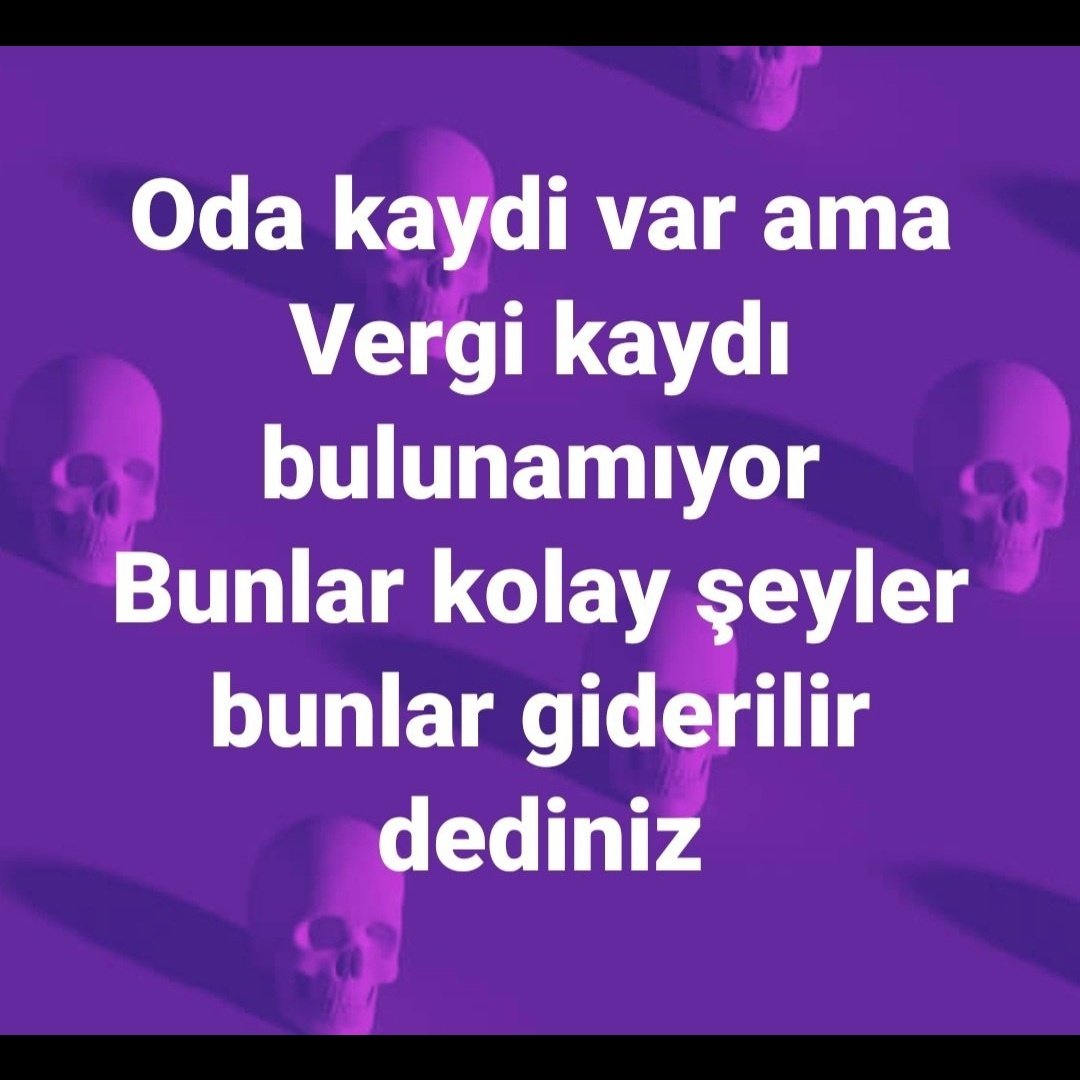 Ökkeş oğlu HAYDAR (@cirkinkralbir) on Twitter photo <a href="/vedatbilgn/">Vedat Bilgin</a> Bağkur TESCİL Mağdurlarına Sahip Çıkın Başkanım 100 Yıllık cumhuriyet Tarihinin En büyük Haksızlığı yapılmaktadır.
#BağkurTescilMağdurları
<a href="/isikhanvedat/">Prof. Dr. Vedat Işıkhan</a>
<a href="/RTErdogan/">Recep Tayyip Erdoğan</a>
<a href="/leylasahinusta/">Dr. Leyla Şahin Usta 🇹🇷</a>
<a href="/RHisarciklioglu/">Rifat Hisarcıklıoğlu</a> <a href="/vedatbilgn/">Vedat Bilgin</a> Bağkur TESCİL Mağdurlarına Sahip Çıkın Başkanım 100 Yıllık cumhuriyet Tarihinin En büyük Haksızlığı yapılmaktadır.
#BağkurTescilMağdurları
<a href="/isikhanvedat/">Prof. Dr. Vedat Işıkhan</a>
<a href="/RTErdogan/">Recep Tayyip Erdoğan</a>
<a href="/leylasahinusta/">Dr. Leyla Şahin Usta 🇹🇷</a>
<a href="/RHisarciklioglu/">Rifat Hisarcıklıoğlu</a>