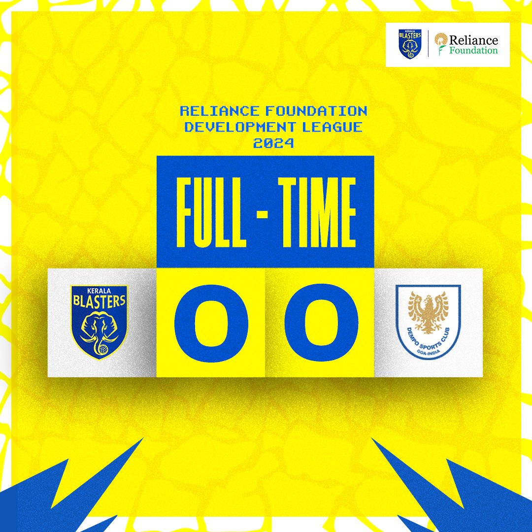 We concluded our #RFDL 2023-24 campaign with a stalemate against Dempo SC.

#KBFC #KeralaBlasters #RFYouthSports #RelianceFoundation