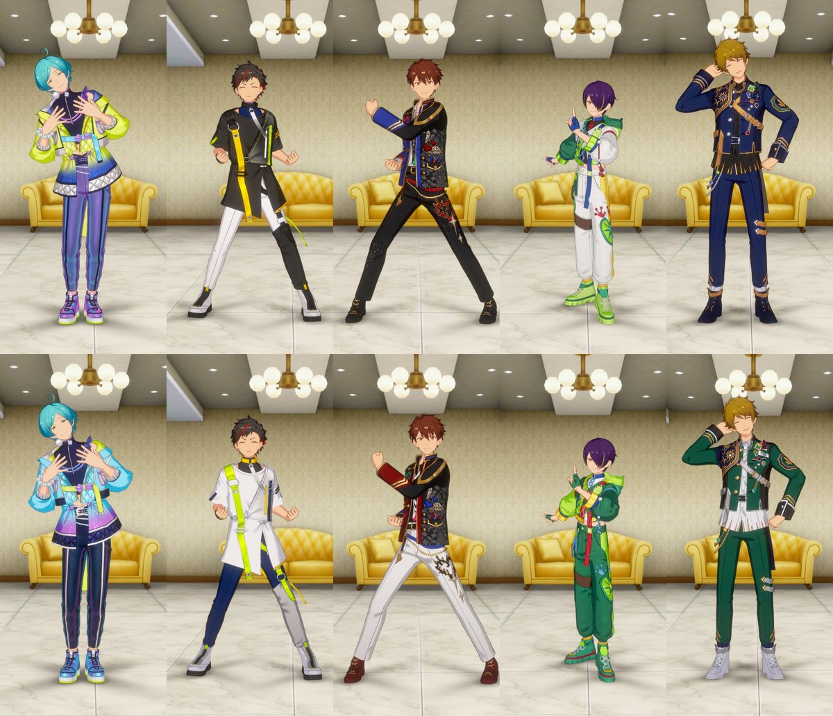 一周目も二周目もぜんぶ大好きですありがとうございました💙🖤❤️💛💚