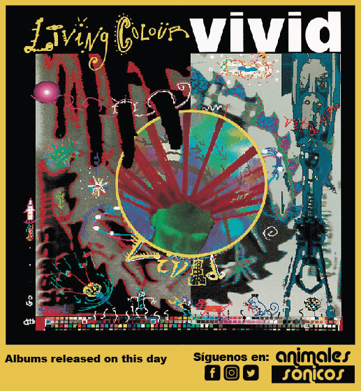 'Vivid', celebrado álbum debut de Living Colour, fue lanzado el 3 de mayo de 1988. #music #hardrock #alternativemetal #funkrock #heavymetal