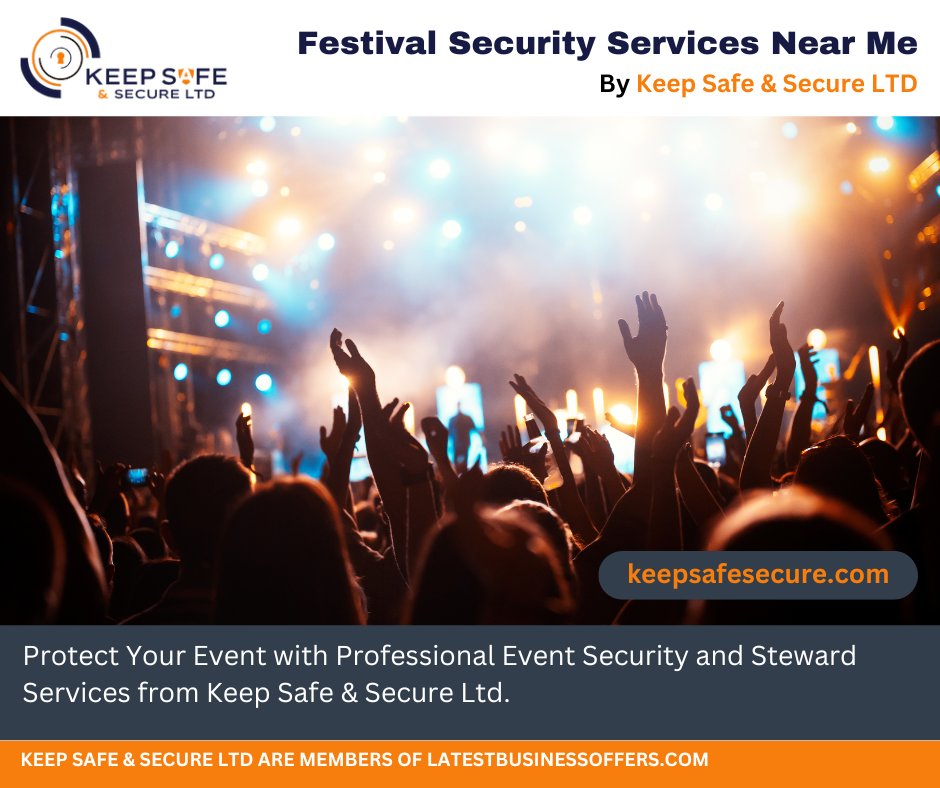 latestbizoffers's tweet photo. Safety and Security Services Listed On Latest Business Offers.

Title: Festival Security Services in Leeds | Keep Safe &amp; Secure LTD

Link: https://t.co/myyapPzIXw

#stewardsservices #securityguardservices #leeds #securityservices #events #leedsevents #eventssecurity https://t.co/pXCMr99LsD