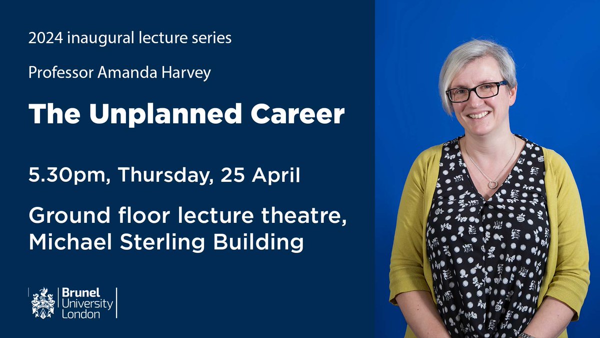 This evening: Hear from breast cancer biologist, Professor Amanda Harvey about her career and research, culminating in appointment as Professor. 5.30pm Thur 25 April. In-person / Livestream option. 🖱️ Book now: ow.ly/5K4s50R7wmi #research #hybrid @bruneluni @amanda