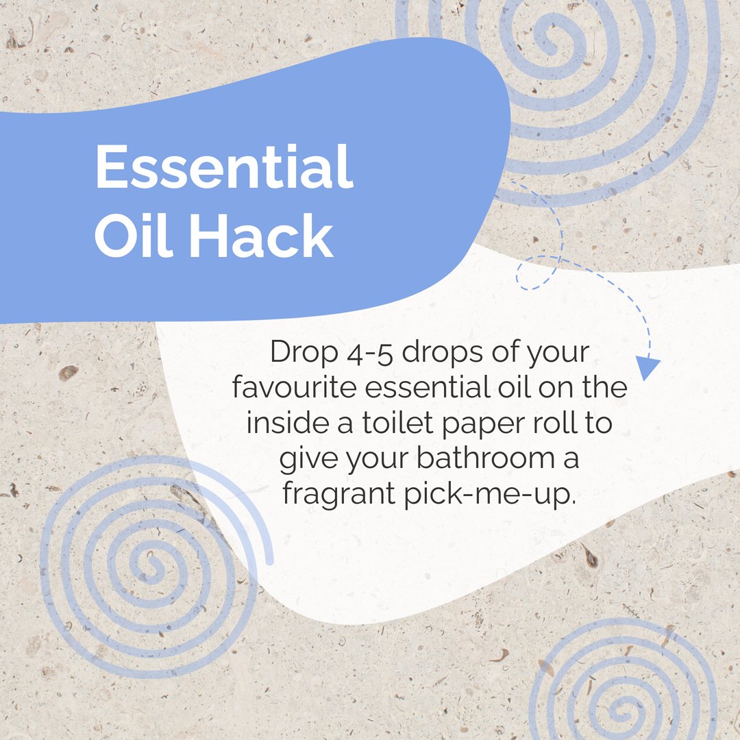 I love doing this! I even add some to my paper towel rolls in the kitchen. Get compliments on how nice your home smells while feeling uplifted with these amazing doTERRA Essential Oils! #EssentialOilHacks  #NaturalSolutions