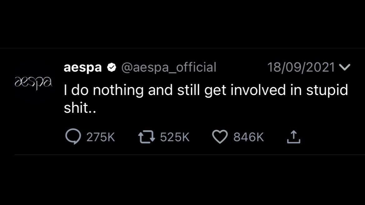 mjkmwntr's tweet photo. .@aespa_official : https://t.co/82WklOwI5b