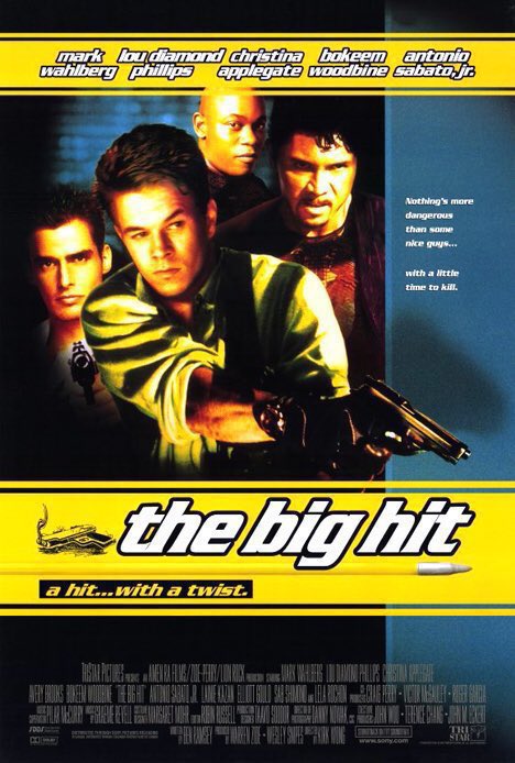 🎬MOVIE HISTORY: 26 years ago today, April 24, 1998, the movie ‘The Big Hit’ opened in theaters!

#MarkWahlberg @LouDPhillips @1capplegate #AveryBrooks #BokeemWoodbine #AntonioSabatoJr #ChinaChow #LainieKazan #ElliottGould #SabShimono #RobinDunne #LelaRochon #DannySmith