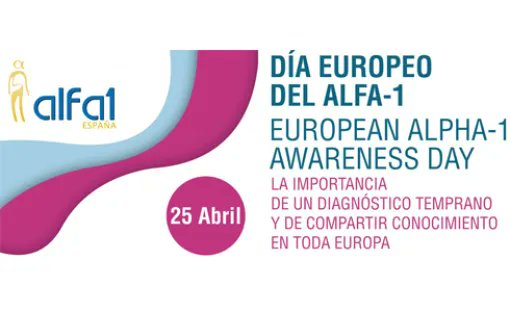 Hoy se celebra del día europeo de la #DAAT. Si tienes EPOC asegúrate que tu médico te ha solicitado los niveles de Alfa-1 antitripsina, ya que posee un tratamiento especifico del que te puedes beneficiar.