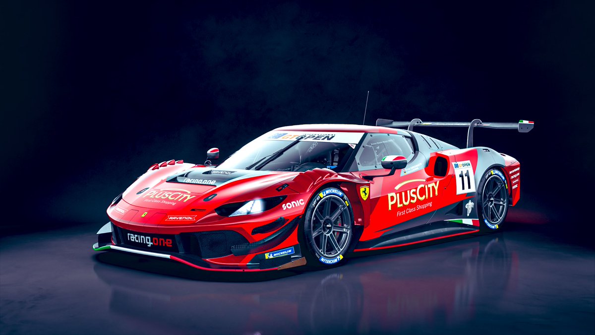 #racingone returns to @GT_Open with a @FerrariRaces #296GT3 for #ernstkirchmayr and #lucaludwig ❤️