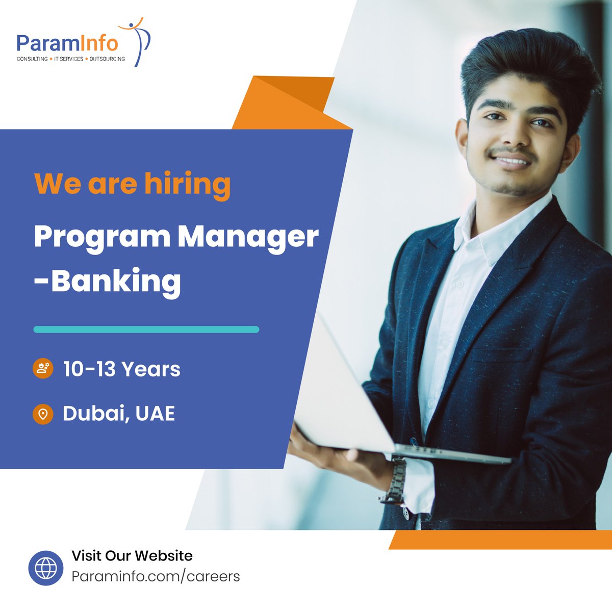 𝐉𝐨𝐛 𝐓𝐢𝐭𝐥𝐞: Program Manager -Banking 📢
𝐀𝐩𝐩𝐥𝐲 𝐍𝐨𝐰: bit.ly/49N2PLT 👈
𝐄𝐱𝐩𝐞𝐫𝐢𝐞𝐧𝐜𝐞: 10 - 13 Years
𝐋𝐨𝐜𝐚𝐭𝐢𝐨𝐧: Dubai, UAE

#ApplyNow #uaejobs #dubai #programmanagement #corebanking #agile #DigitalTransformation #SDLC #DotNet #java #paraminfo