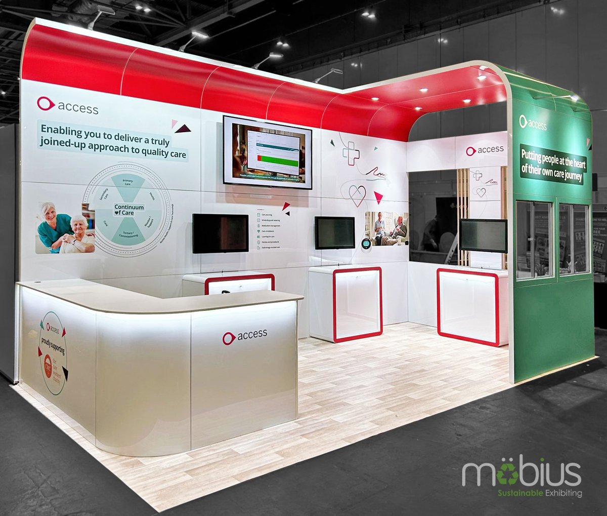 Day 2 #CareShowLDN24  #DHS Head along to meet the Access team on stands K50 &amp; B31 for Integrated health and social care software solutions. #exhibition #design #installation #solutions