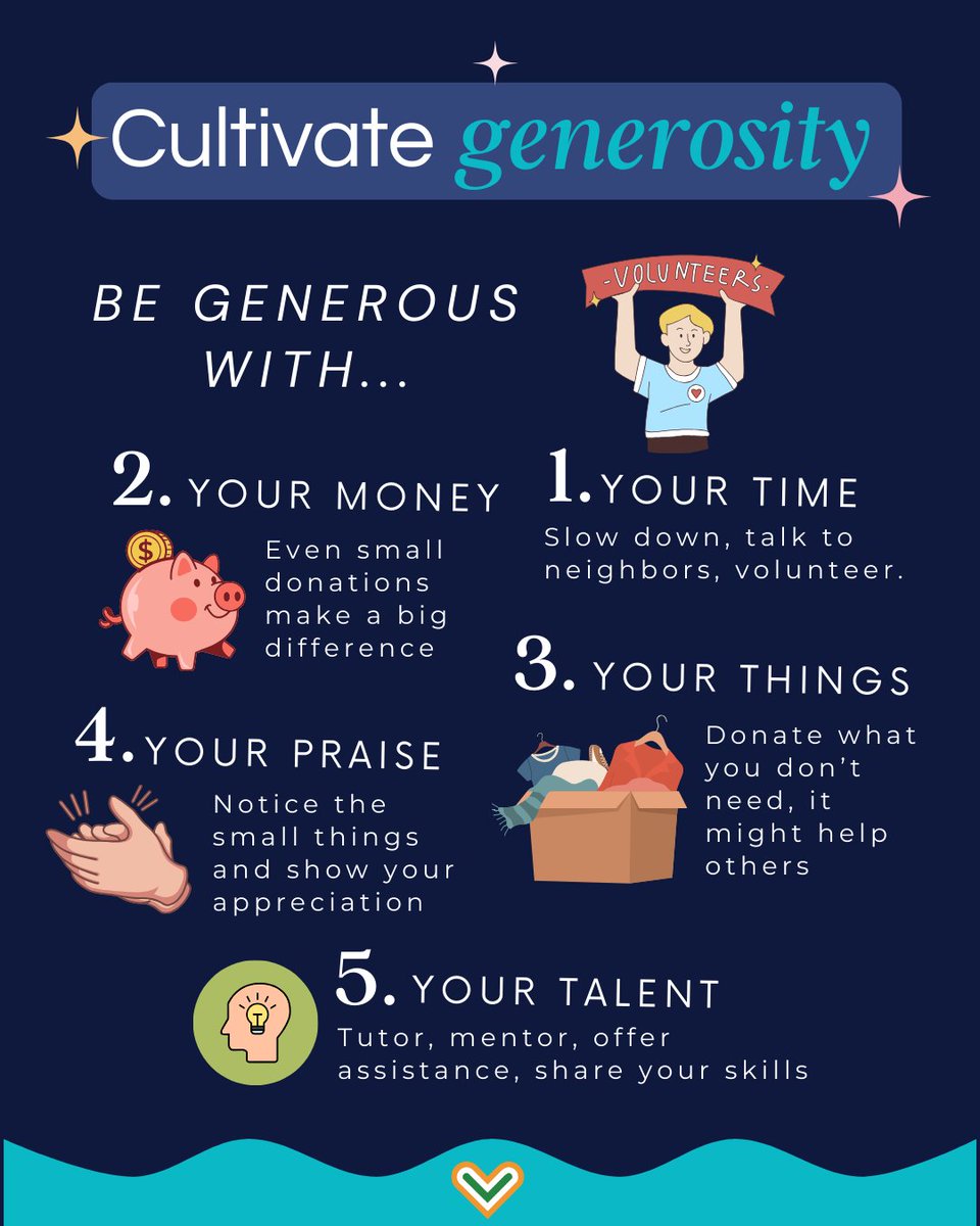 Cultivating generosity is a deliberate and ongoing process, one that requires intention, empathy, and action. Here's some ways to nudge you in that direction! #CultivateGenerosity #GenerousHeart #KindnessCulture #SpreadCompassion #NurtureGenerosity #GivingTuesdayIndia