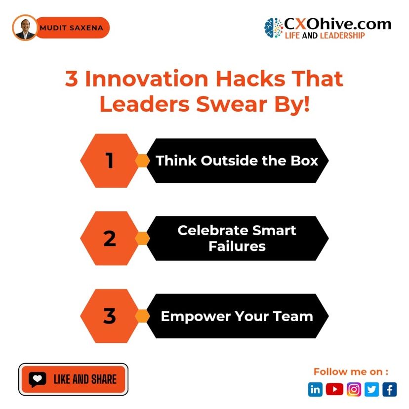How Leading Companies Innovate? (And Why You Should Too!)

Innovation isn't magic, it's a strategy!

Click here to read more: linkedin.com/feed/update/ur… 

#Innovation #Leadership #CXO #CXOHive #CSuite