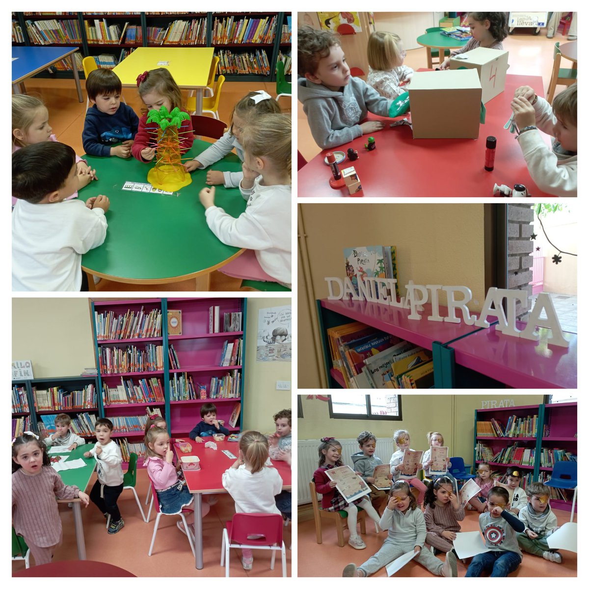 Así celebramos el Día del Libro en La Magia de la Lectura con cuentos y piratas. Hemos jugado con Daniela Pirata de <a href="/Susanna/">susanna🌙</a> Isern,  cantado, jugado y superado pruebas para ser piratas. Además ayer tuvimos la suerte de que @romerypunto  nos contará.