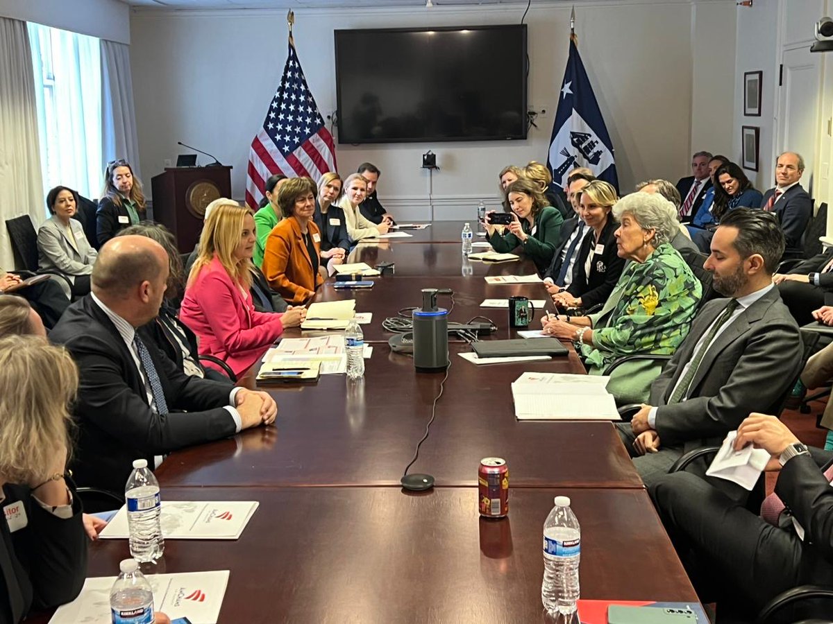 The D.C. part of the conference continued with meetings in the US Department of Commerce where AmCham Executive Director, Marko Mirocevic, had the chance to meet with Marisa Lago, Under Secretary of Commerce for International Trade.