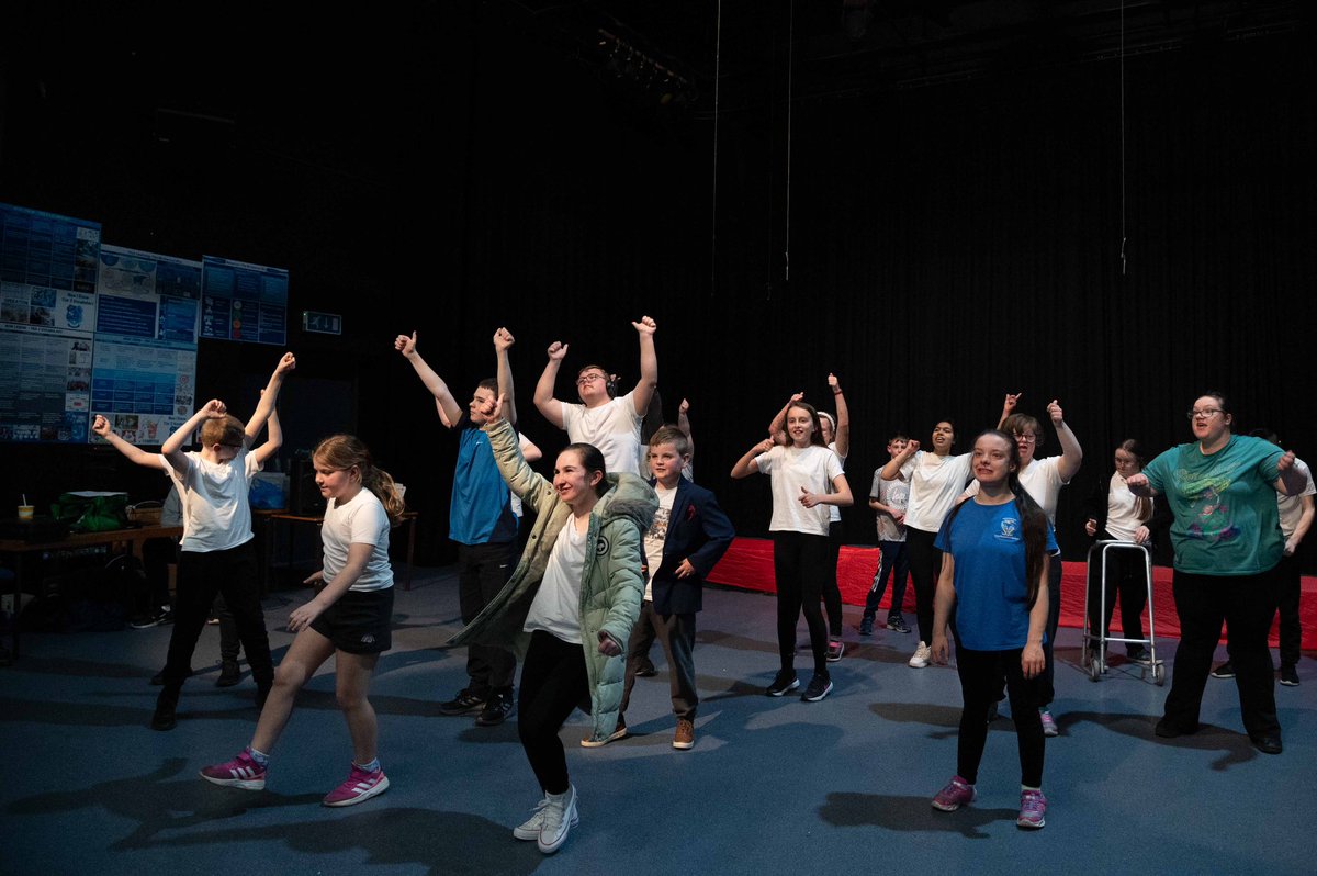 WWRLFoundation's tweet photo. Final rehearsals for WolfPrints Annie - the Musical took place last night.
The stars are ready, the venue is set, all that’s left is your ticket. Final handful remaining, purchase through the link:
https://t.co/eyyitXSmNq
#anniethemusical #wolfprint #disabilityawareness https://t.co/SoXR4PCdlm