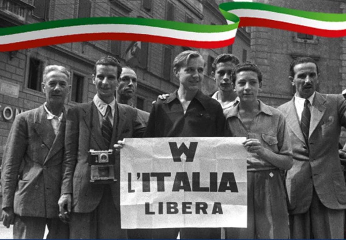 Viva la Libertà e La Resistenza, valori fondanti della Repubblica. Viva l’Italia 🇮🇹 #25Aprile