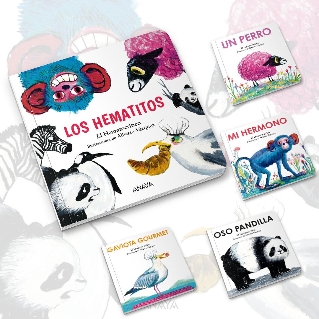 ¡Los Hematitos reunidos en un solo volumen!
Este volumen incluye: Un perro, Mi hermono, Gaviota gourmet y Oso pandilla. Los cuatro cuentos que #elHematocrítico creó para los más pequeños, ilustrados por Alberto Vázquez.

acortar.link/YkVE4M