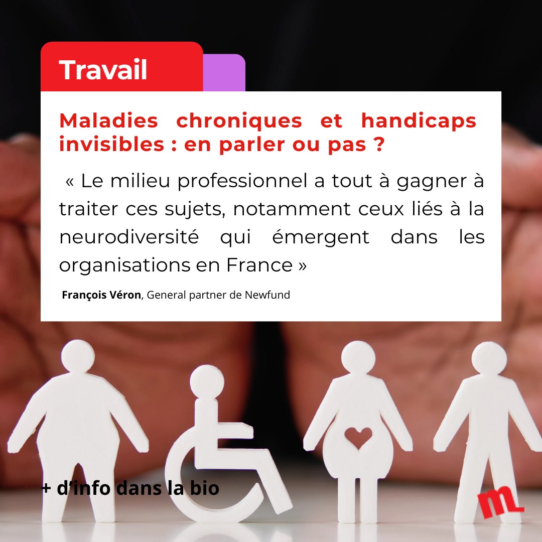 📰 Le 11 avril, Les Echos Leadership et Management abordaient la question de la gestion des maladies et handicaps invisibles en milieu professionnel.
➡️ lesechos.fr/idees-debats/l…

#Santémentale #MentalHealth #FondaMental #Travail #BrainCapital #RH #Management #Aidants