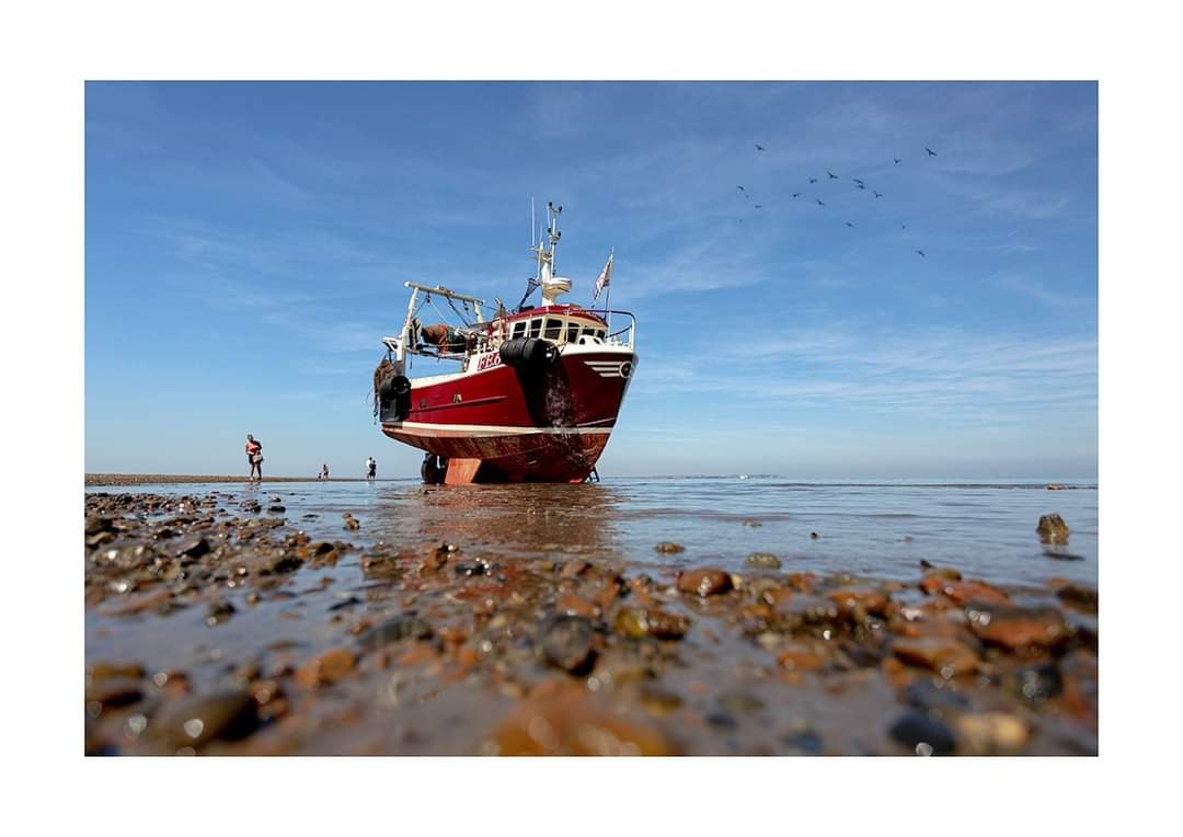 Low tide #Whitstable #coastline #beach #archives #archiveimage #fishing #whitstableharbour