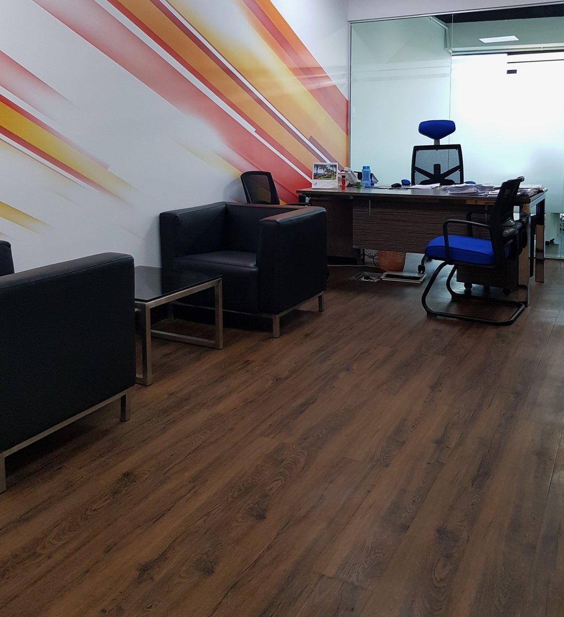 designcorpKe's tweet photo. Geminia Insurance requested for some Luxury Vinyl Tiles (LVT) for some of their floors in their Nairobi headquarters. We were happy to supply and fit these. Reach out to us for all your PVC floor needs. #tiles #flooring https://t.co/FAZ2i64T0c