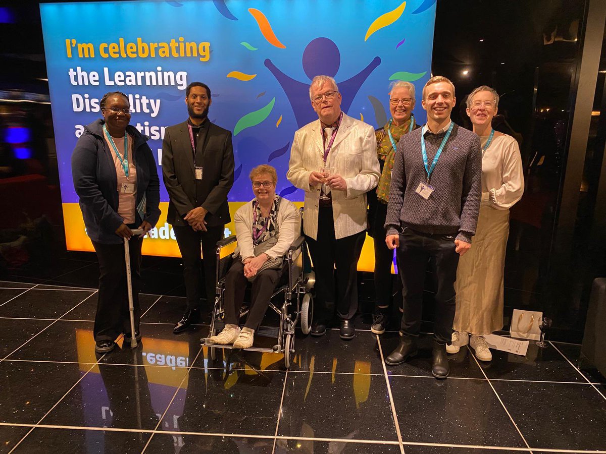 Our wonderful researchers celebrating being Learning Disability and Autism Leaders’ List finalists yesterday ✨ They are indeed changing the narrative around death/dying - and we could not have done the project without them! #LDALeadersList Thanks to @DimensionsUK @VODGmembership