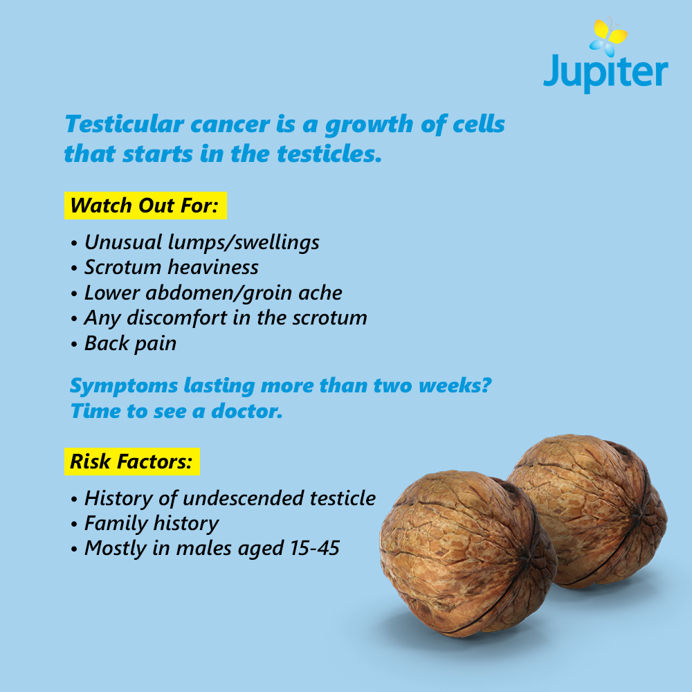 Your privates' health is no private matter!

Get the facts straight on testicular cancer.

#JupiterHostpial #TesticularCancer #TesticularCancerAwarenessMonth #Cancer