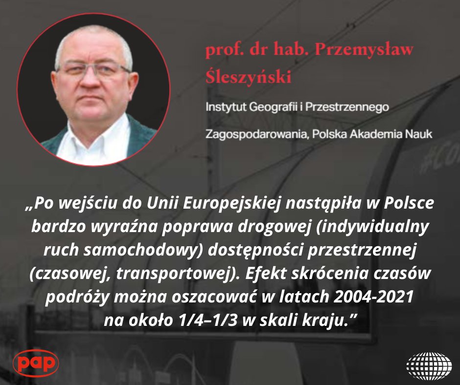 Z okazji 20. rocznicy przystąpienia Polski do Unii Europejskiej, @PAP_eng poprosiła kilkunastu ekspertów i naukowców o podsumowanie przemian, jakie nastąpiły w tym czasie w naszym kraju. Panelistą był także prof. P. Śleszyński z @igsopas Więcej: rb.gy/ugn5cr