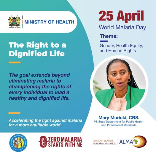 It's #WorldMalariaDay2024. We emphasize the Right to a Dignified Life by accelerating the fight against malaria for a more equitable world where every individual can lead a healthy life free from this disease. #acceleratethefight #genderequityhumanrights #ZeroMalariaStartsWithMe