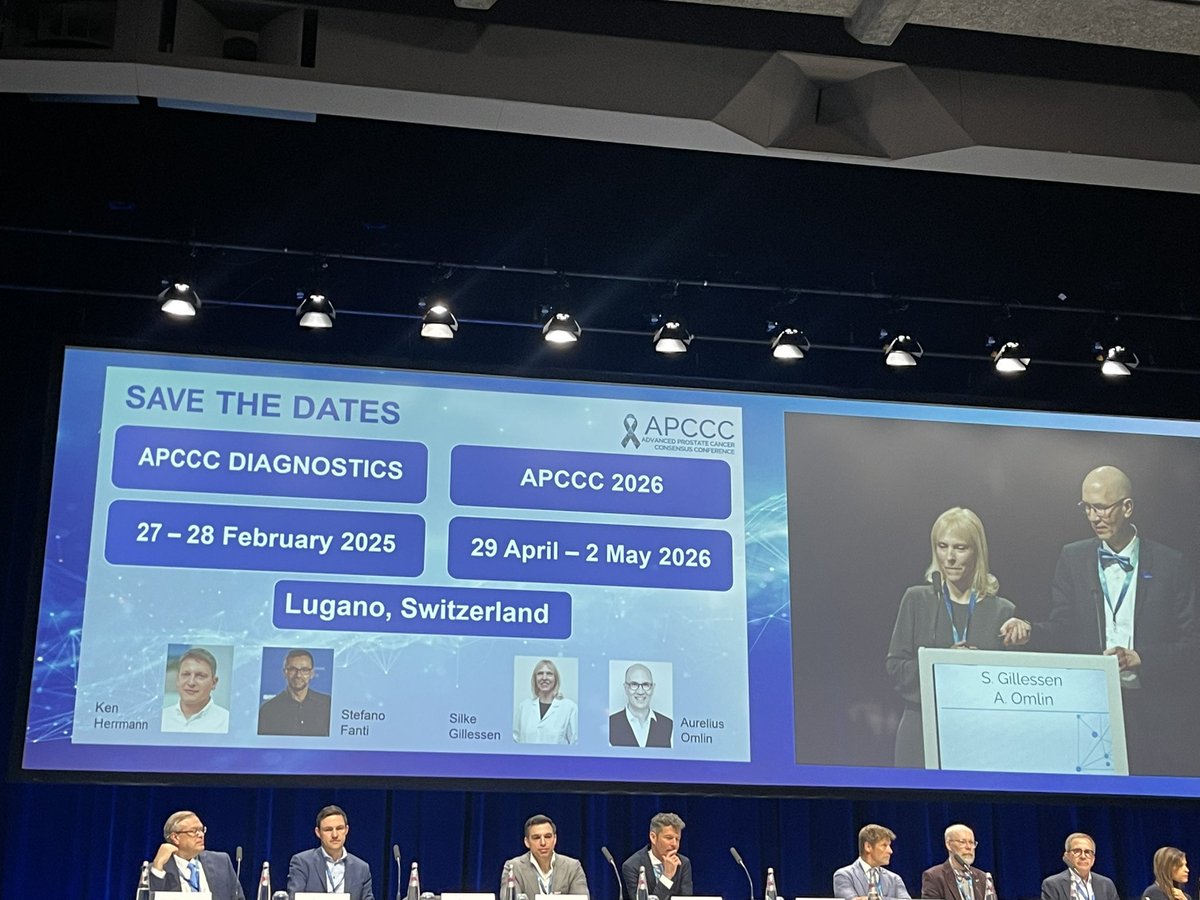 #APCCC24 @APCCC_Lugano starts with the introduction by @Silke_Gillessen @AOmlin 👉International, diverse panel👇 with world experts in #ProstateCancer , planning committee and upcoming APCCC events 👇 @OncoAlert @urotoday @PCF_Science