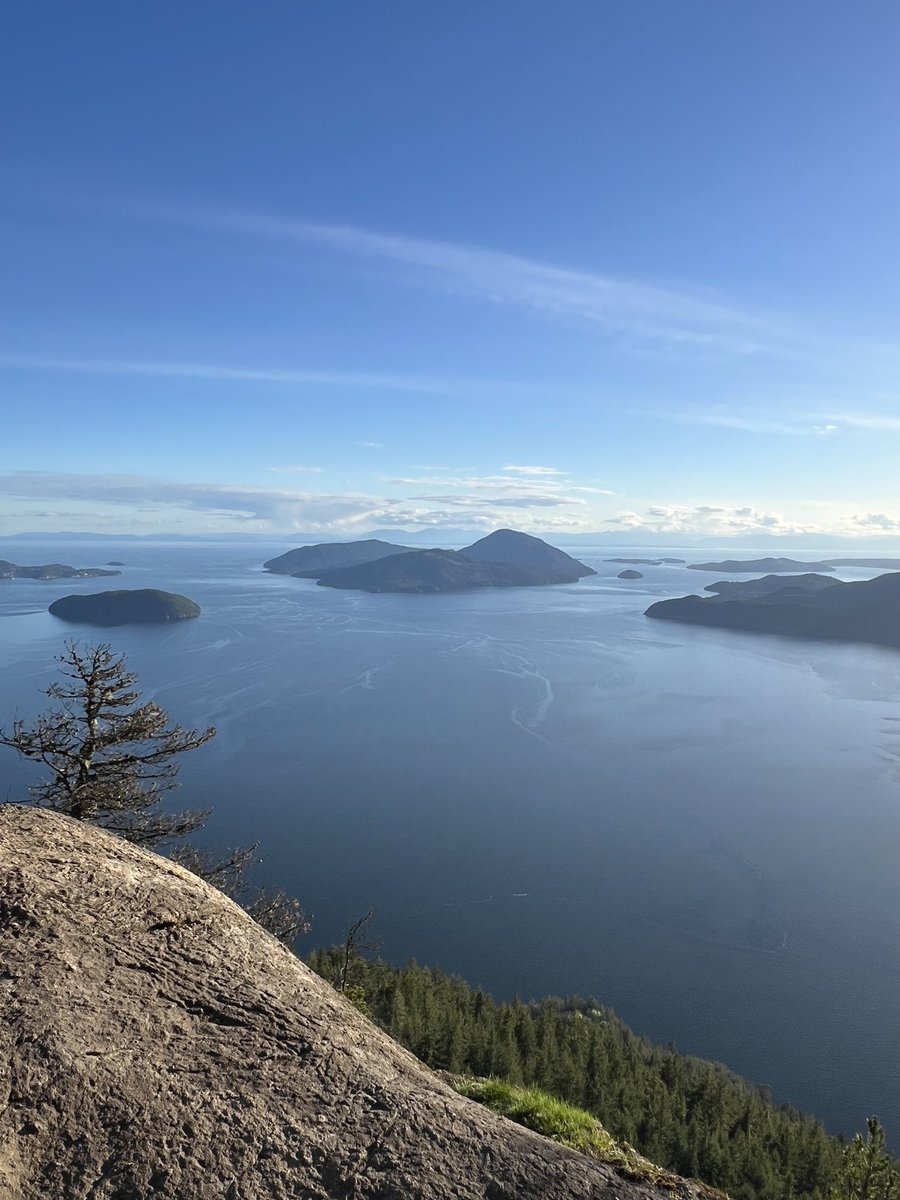 A view of Howe Sound from a lookout on a trail we did last week