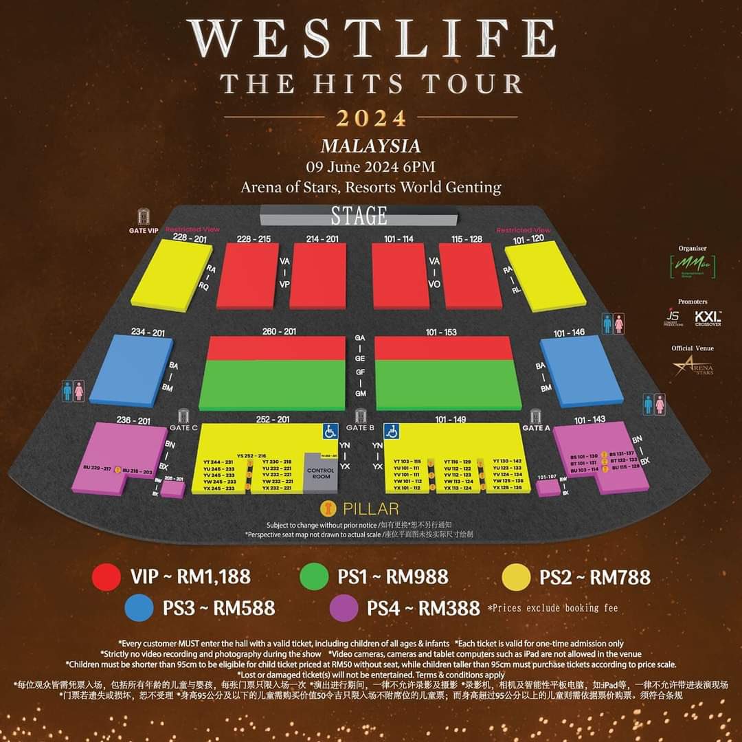 OPEN FOR TICKETING SERVICE!

💚 Trusted as always
💚 Fully refund if fail to secure
💚 Experienced (have past records of service)

Also, check out our FB page! 
facebook.com/bearbeartix

#WESTLIFEinKL 
#WESTLIFEinMY