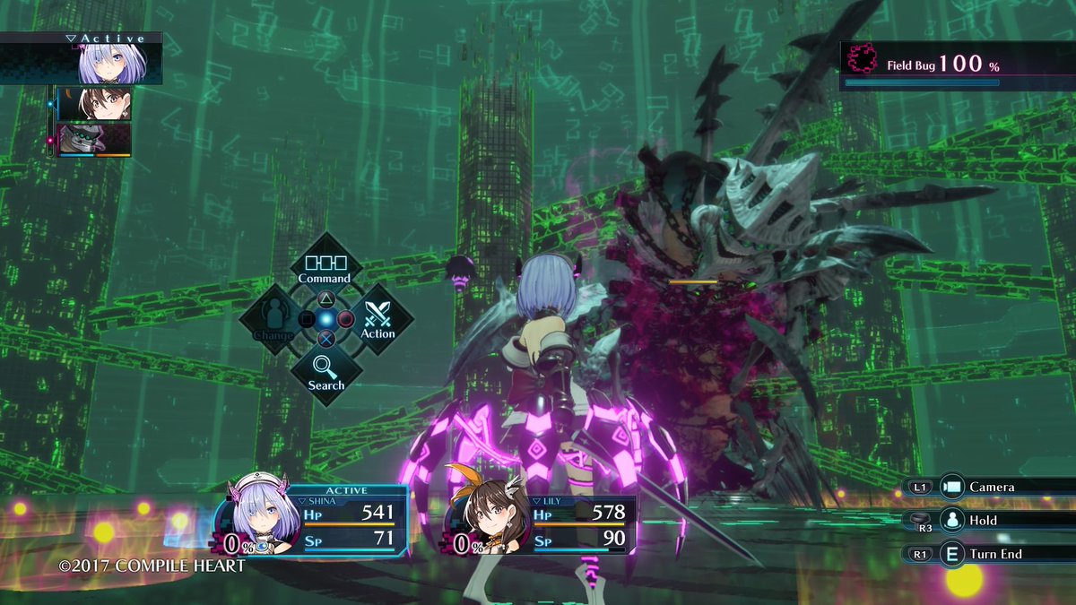 Ryuz4ki57's tweet photo. Look how badly this was downgraded. Death end reQuest was such a great, ambitious game in 2017. Now it’s a shadow of its former self. Compile has mismanaged its own franchises to complete ruin by letting themselves allied with Nintendo #DeRZ https://t.co/twyl6e2RIm