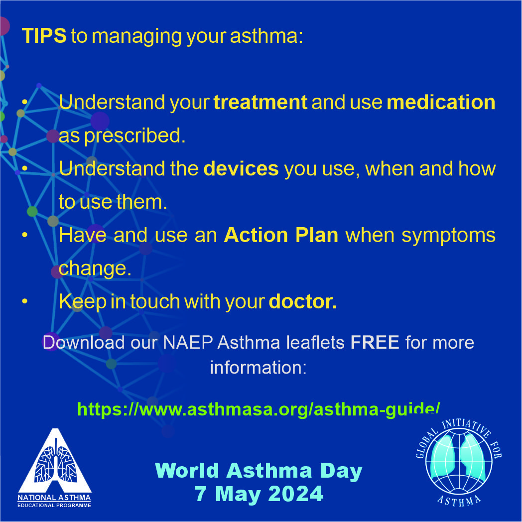 Yes, troublesome asthma can usually be controlled. But there is no magical instant cure. It takes me and effort to learn about asthma, and to look after yourself. See our website for more information: asthmasa.org/asthma-guide/

#AsthmaTreatment
#AsthmaWarrior
#Asthma