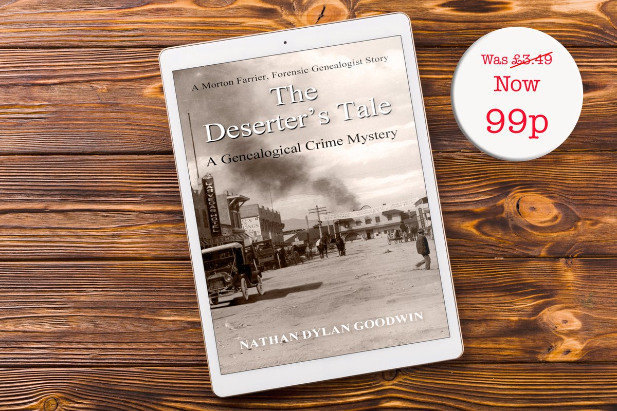 Last few days to get Kindle version of The Deserter's Tale for just 99p in the UK! Find out what happens when Morton goes to Salt Lake City and meets up with Maddie! Offer valid until the end of April! getbook.at/Deserters #Genealogy #GenealogyFiction #MortonFarrier