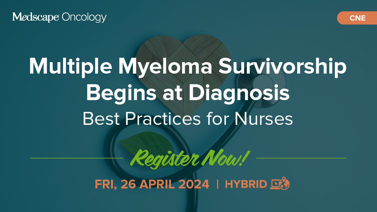 📅 April 26: Explore MM care with oncology experts in our 90-min symposium. Learn about treatments, patient care, and shared decision-making. Interactive Q&A session to follow. 💡 Enhance your knowledge. Register: ms.spr.ly/6011Y8Zi3