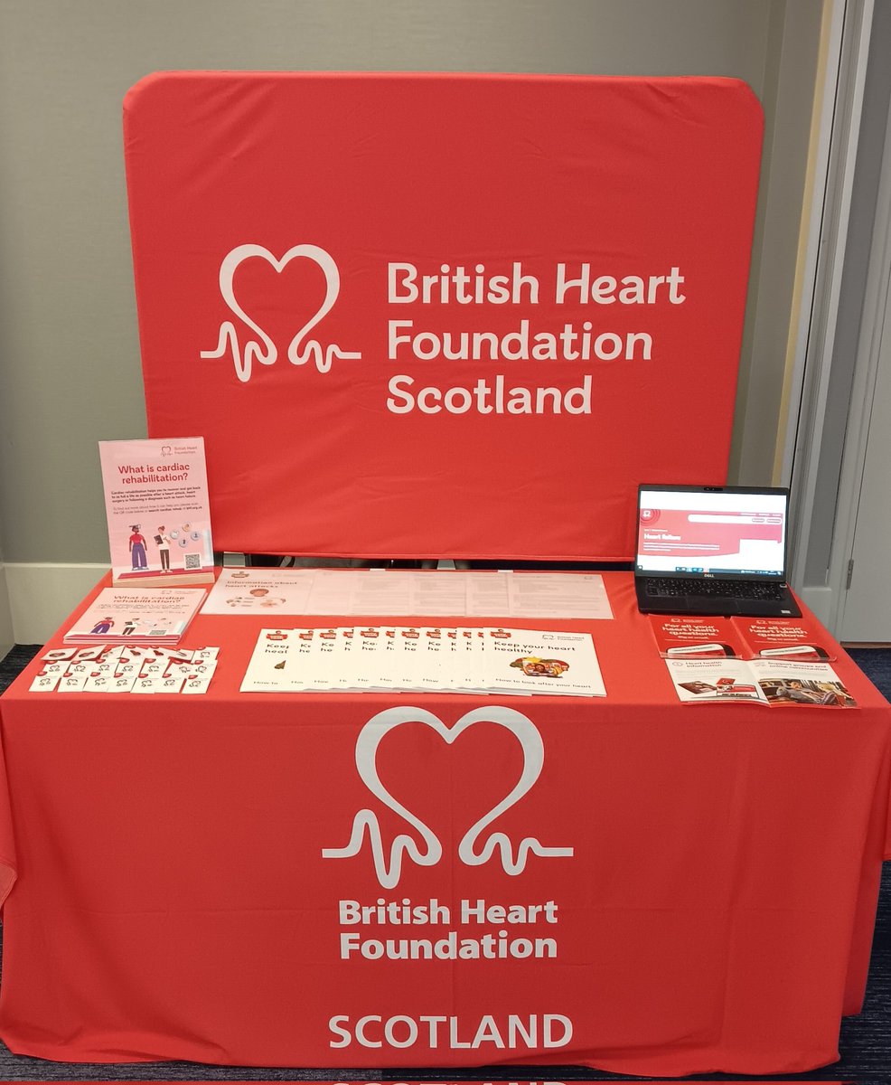 Looking forward to a great programme @BSHeartFailure MDT. Come and visit the @BHFScotland @TheBHF stand