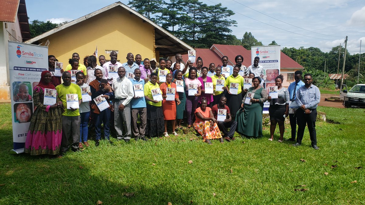 Excited to share that over 30 Health workers i.e. NAWEC staff, CHWs, Government health workers in Nama, Ntunda, Kyampisi & Kimenyedde have been trained in cleft palate identification! Thanks to @SmileCare for empowering our team. @MinofHealthUG @Picho1900 @SegalFoundation