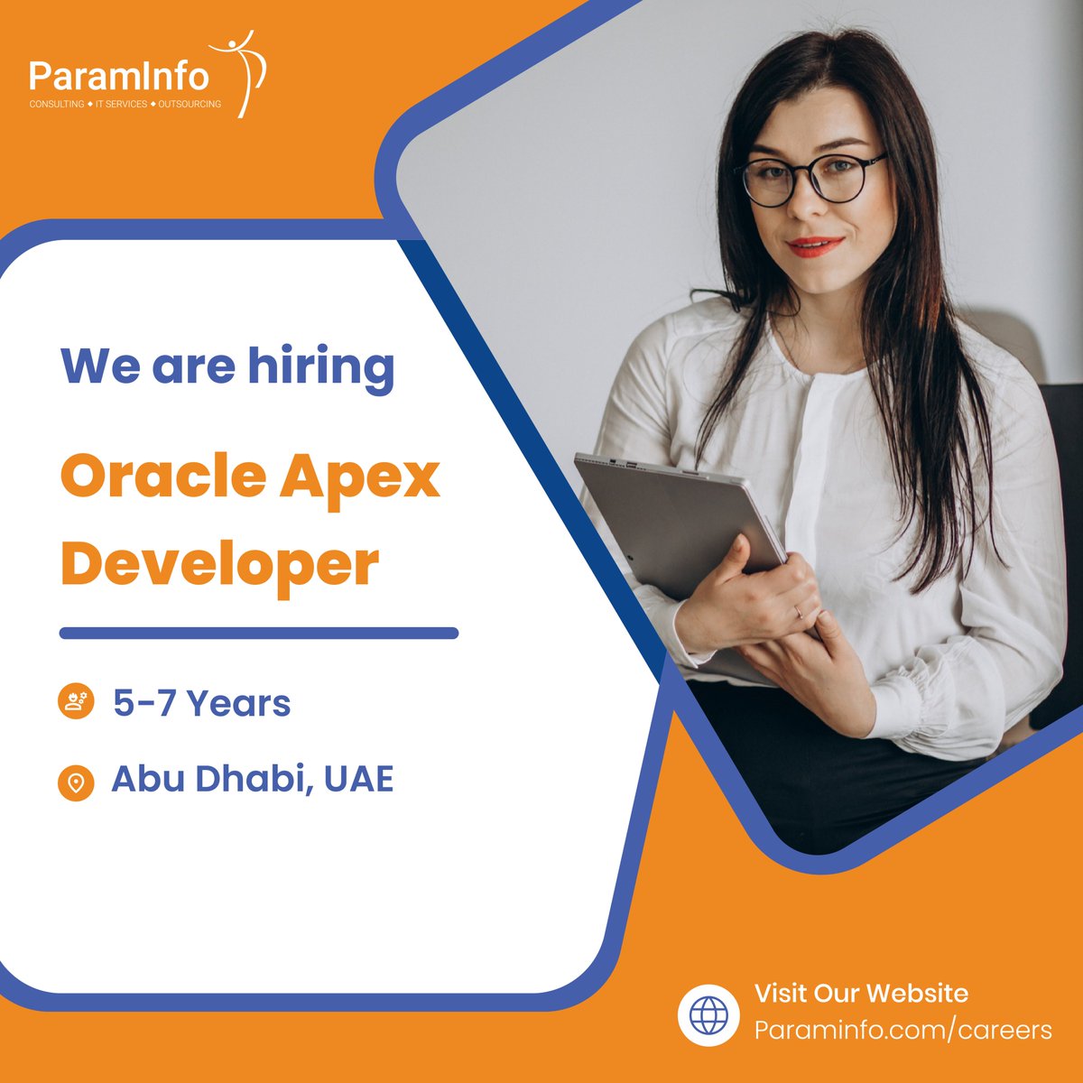 𝐉𝐨𝐛 𝐓𝐢𝐭𝐥𝐞: Oracle Apex Developer 📢
𝐀𝐩𝐩𝐥𝐲 𝐍𝐨𝐰: bit.ly/3UwRsD9 👈
𝐄𝐱𝐩𝐞𝐫𝐢𝐞𝐧𝐜𝐞: 5 -7 Years
𝐋𝐨𝐜𝐚𝐭𝐢𝐨𝐧: Abu Dhabi, UAE

#ApplyNow #uaejobs #abudhabi #oracleapexdeveloper #OracleApex #d3js #SQL #queryoptimization #JSON #HTML5 #jQuery #paraminfo