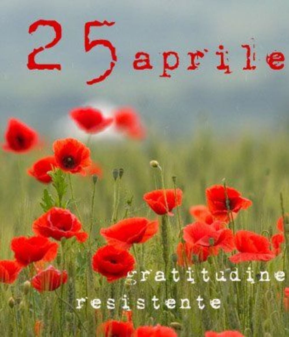 Qui 
 Vivono per sempre 
 Gli occhi che furono
 chiusi alla luce
 Perché tutti
 Li avessero aperti
 Per sempre 
 Alla luce. 
 Giuseppe Ungaretti 

#25aprile