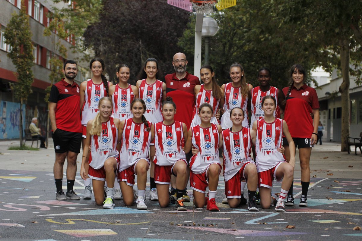 CB_ARABA's tweet photo. Este sábado 27 a las 10:00 en Azkoitia nuestro cadete #OpticaTroconizAraba juega contra @ordiziasaski por el último billete al Campeonato de España👏🏻 Os animamos a ir a apoyar a nuestras cadetes!!💪🏻🥰 https://t.co/LTqsijodzb