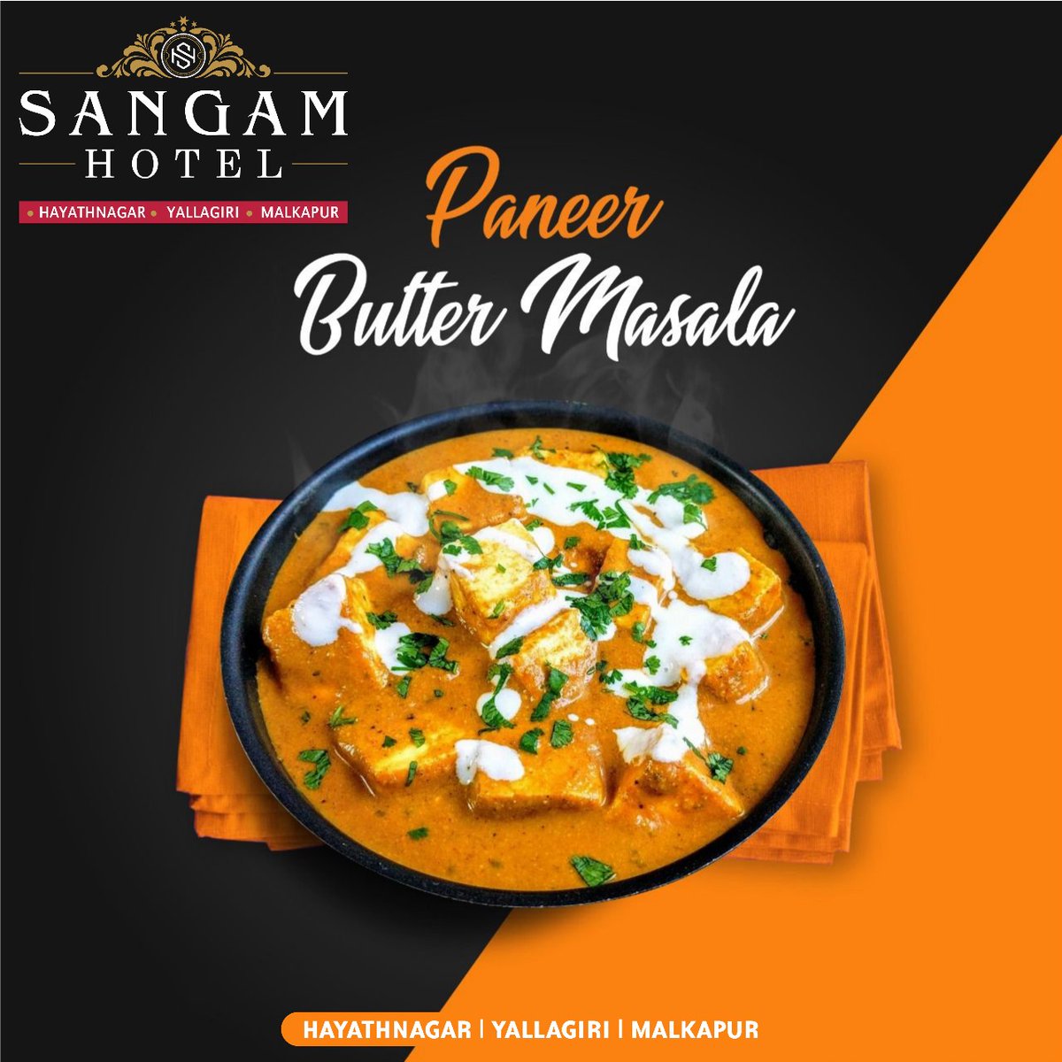 Paneer Butter Masala!! @Sangamhotelsma

#paneerbuttermasala #paneer #paneerrecipes #paneertikka #indianfood #paneerlove #foodie #food #foodphotography #foodporn #foodblogger #paneermasala #foodstagram #shahipaneer #northindianfood #foodlover #paneerlover