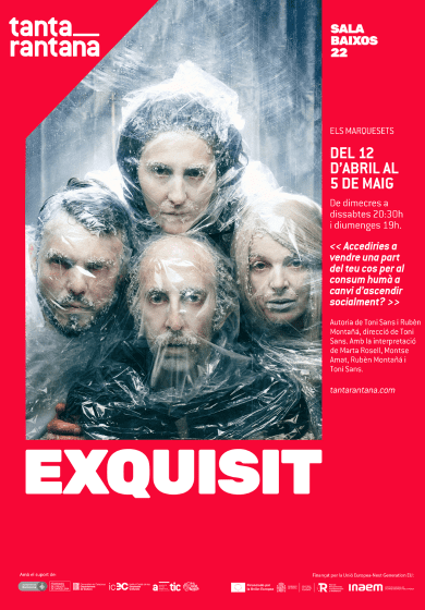 Marc__Pineda's tweet photo. "Exquisit" a @elTantarantana, un molt bon muntatge de la companyia @ElsMarquesets, que en format thriller, genera reflexions molt interessants a nivell socioeconòmic i de classe, i sobre que estem disposats a fer per diners... https://t.co/yLaj96ym3V