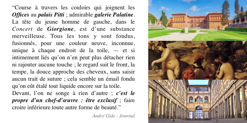 Lire c'est voyager, éveiller la curiosité, découvrir...🥰📚 #Lire #Livre #Italie #Florence #Giorgione #Gide #Art #ChasseurDeBeauté