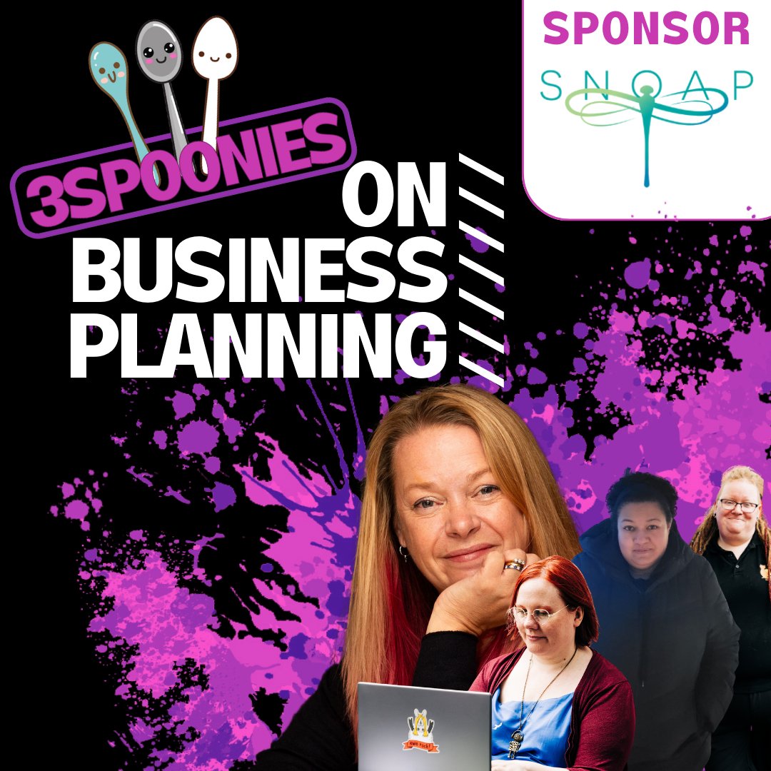 Episode 2 of our podcast is here! We are discussing Business Planning with Sheena Whyatt.

Find us on all major podcasting channels: linktr.ee/3spoonies

This episode is sponsored by SNOAP, Kirsty Paws & Escape the Village.

#podcast #disability #business #ChronicallyIll