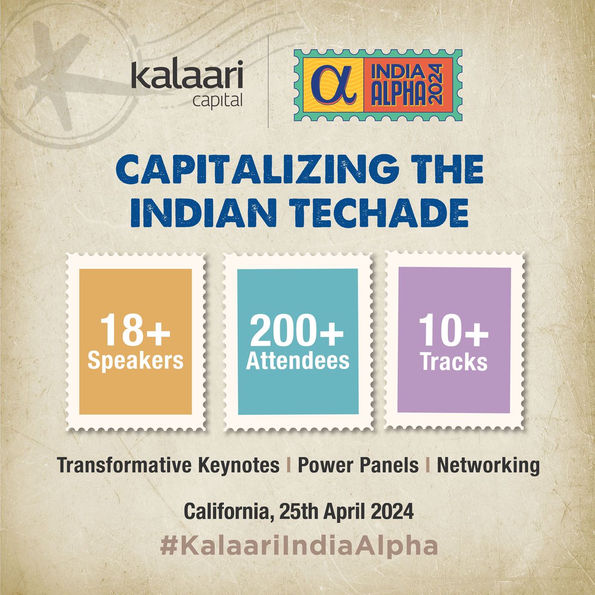 Few hours to go for Kalaari Capital India Alpha Summit 2024! We're excited to be here in San Francisco. We'll be joined by founders, investors, and policymakers - all shaping India's path to becoming a global economic powerhouse. Stay tuned! #IndiaAlpha2024 #KalaariCapital