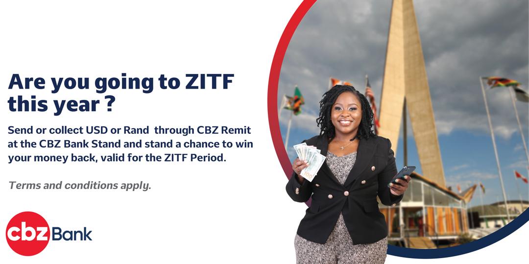 Win with CBZ Remit! Visit us at ZITF today. #PartnersForSuccess