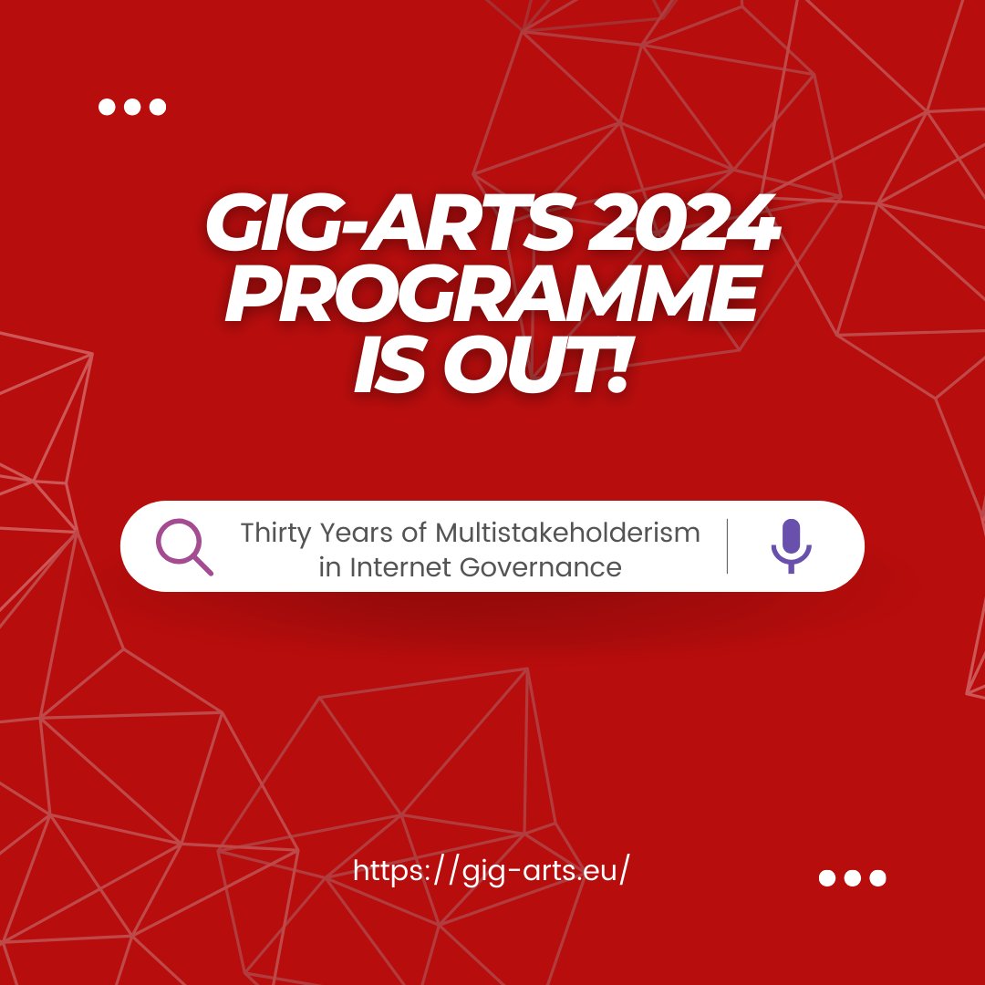 📢The programme of the 8th GIG-ARTS Conference is out now! Full programme: gig-arts.eu/conference/gig… Abstracts of presentations: gig-arts.eu/conference/gig… Join us at the Hague campus of Leiden University on 3-4 June 2024!