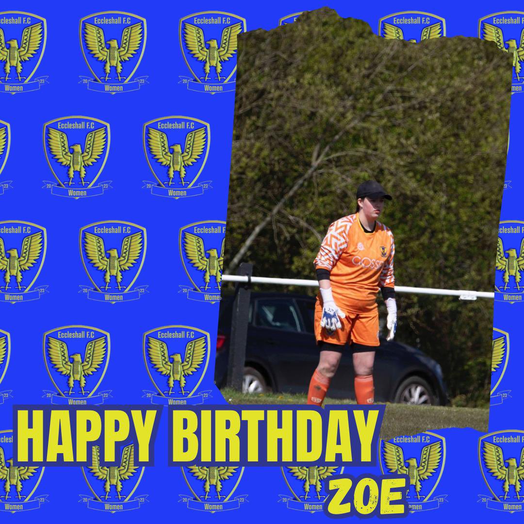 - Happy Birthday to our Zoe who was 18 yesterday. 

We hope that you had a great day Zoe!

(👩‍💻 @KieraMaee__)

#birthday #birthdaygirl #happybirthday #happybirthdayzoe #zoe #celebrate #eccleshallfcwomen #eagles