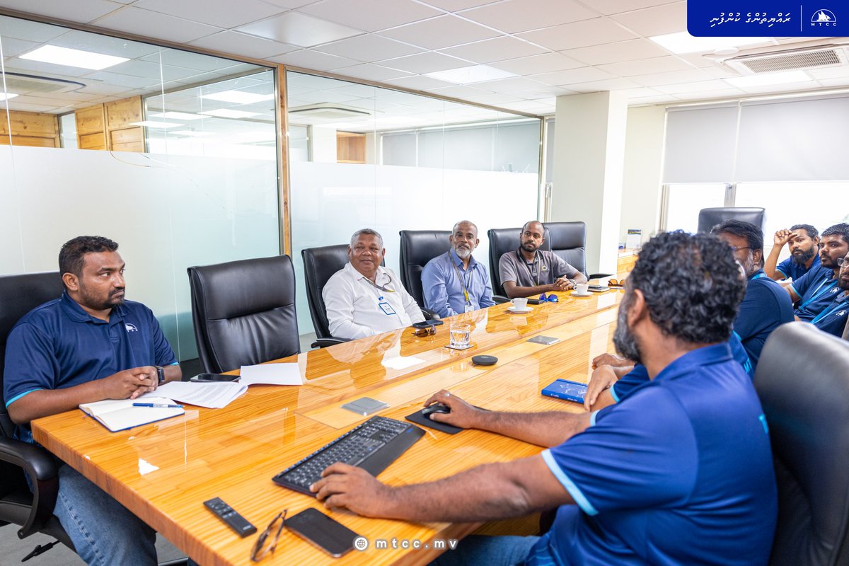 CEO @CEOMTCC and team met with @MDoRDC and team today. Discussions focused on mutual areas of collaboration for MTCC and @rdcmaldives #TeamMTCC #RayyithungeKunfuni