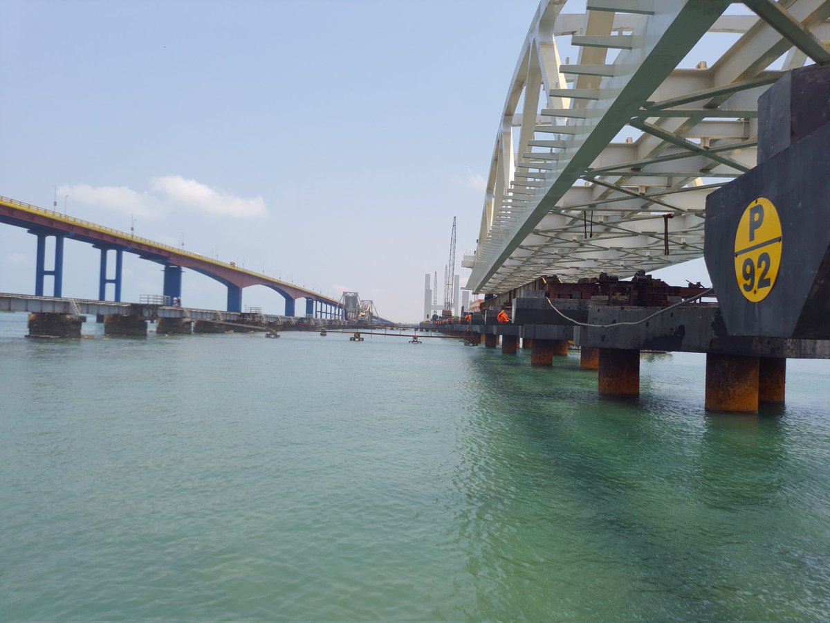 Pamban bridge rameswaram tamilnadu 👌👌