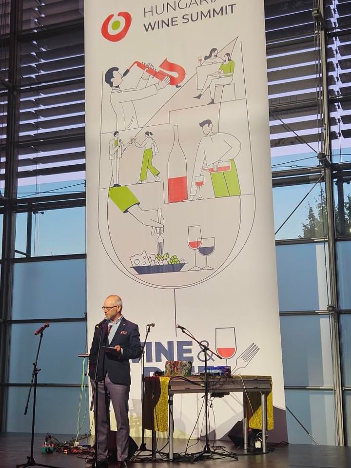 There is no Hungary without wine. It was an honour to deliver this personal address at the #hungarianwinesummit A gr8 event that showed a new progressive vision for 🇭🇺, which has long been entrenched in its illustrious tradition. But it needs to look forward. #winesofhungary